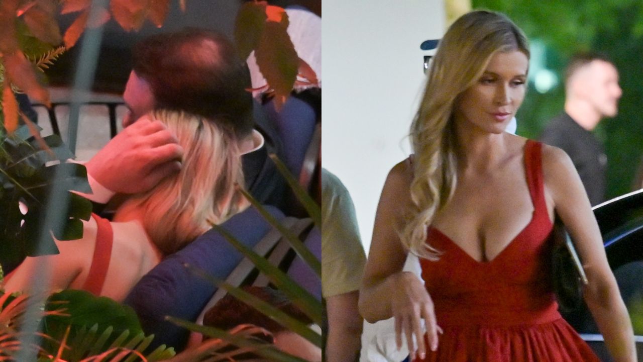 Joanna Krupa przyłapana na czułościach z politykiem PiS. Dominik Tarczyński nie odstępował jej na krok [ZDJĘCIA]