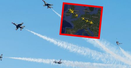 Fala myśliwców w drodze na Bliski Wschód. Kilkadziesiąt maszyn