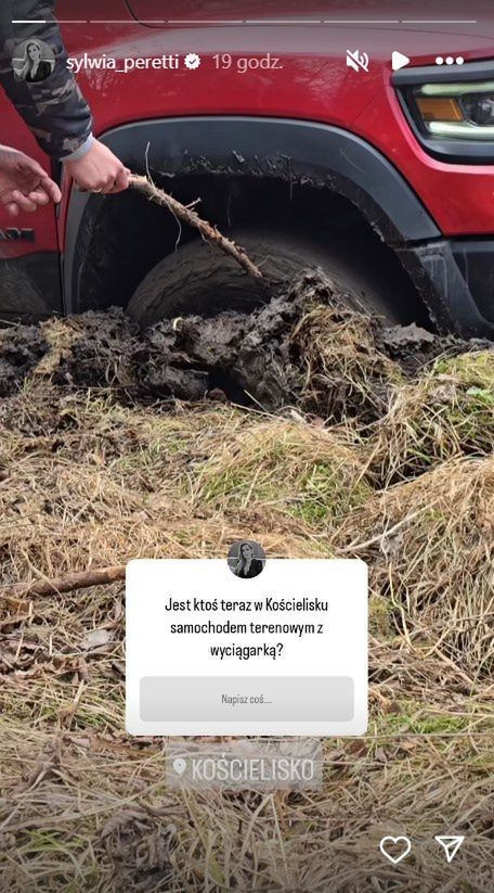 Sylwia Peretti utknęła w górach