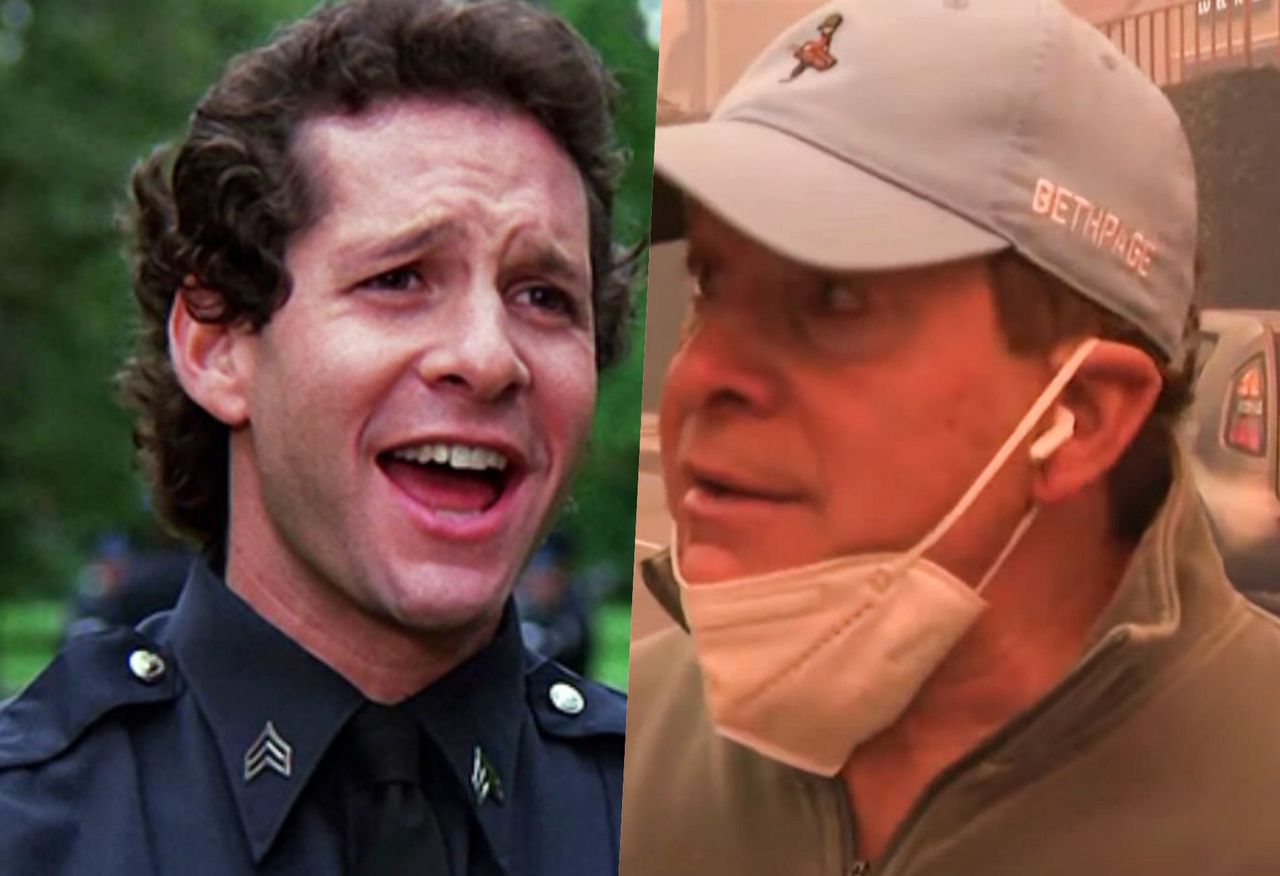 Steve Guttenberg pomaga walczyć z pożarem