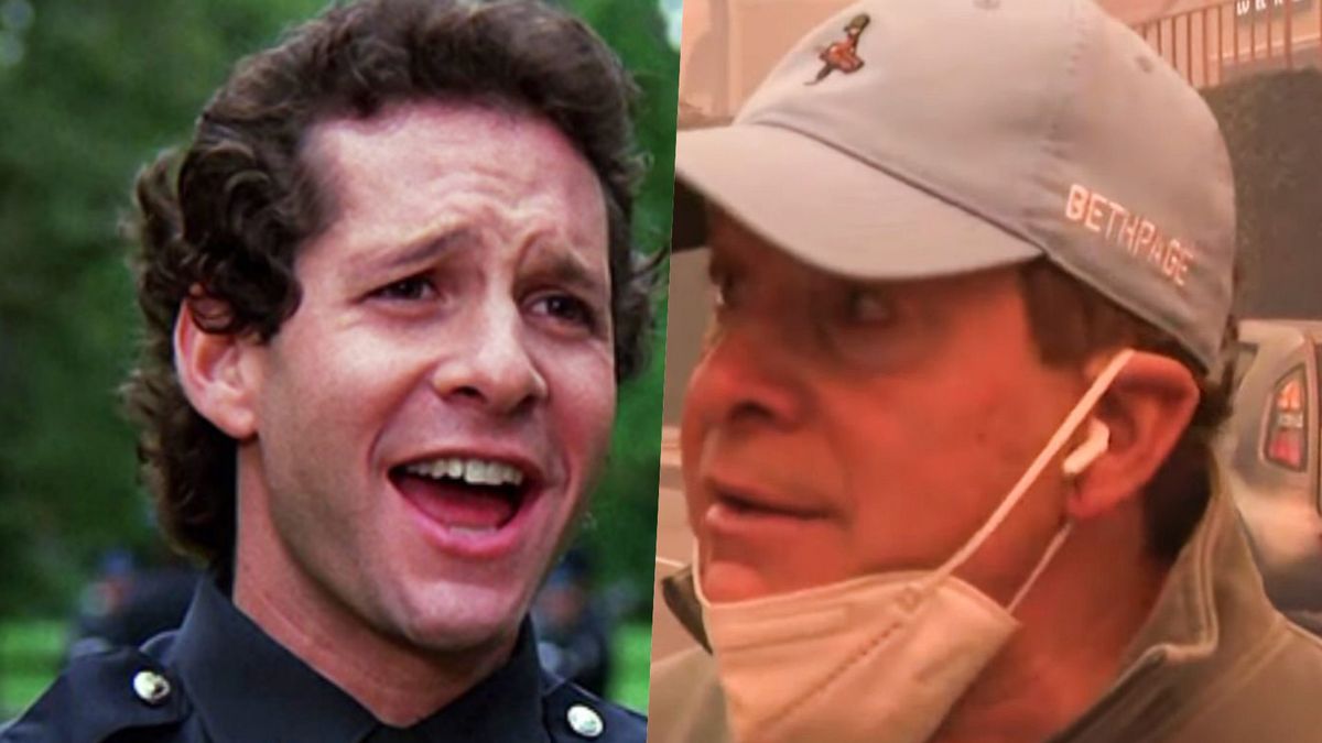 Steve Guttenberg pomaga walczyć z pożarem