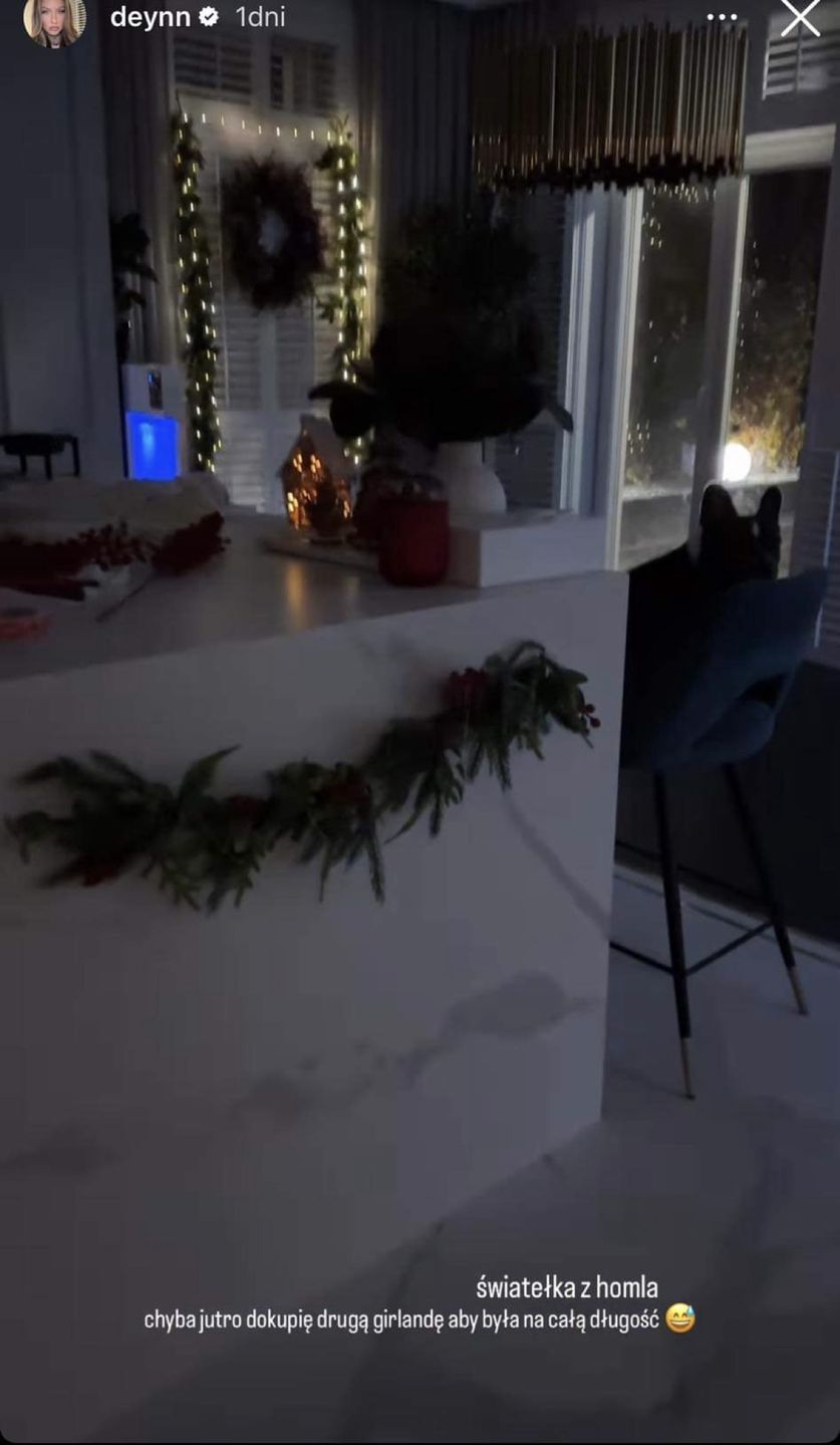 Deynn udekorowała dom na święta