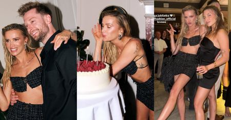 Odziana w śmiały top Maffashion świętuje 38. URODZINY. Wpadli Julia Wieniawa i Michał Danilczuk