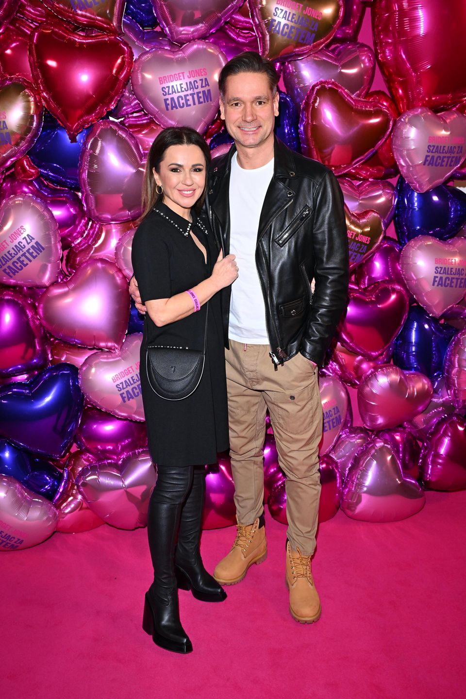Beata Tadla z mężem