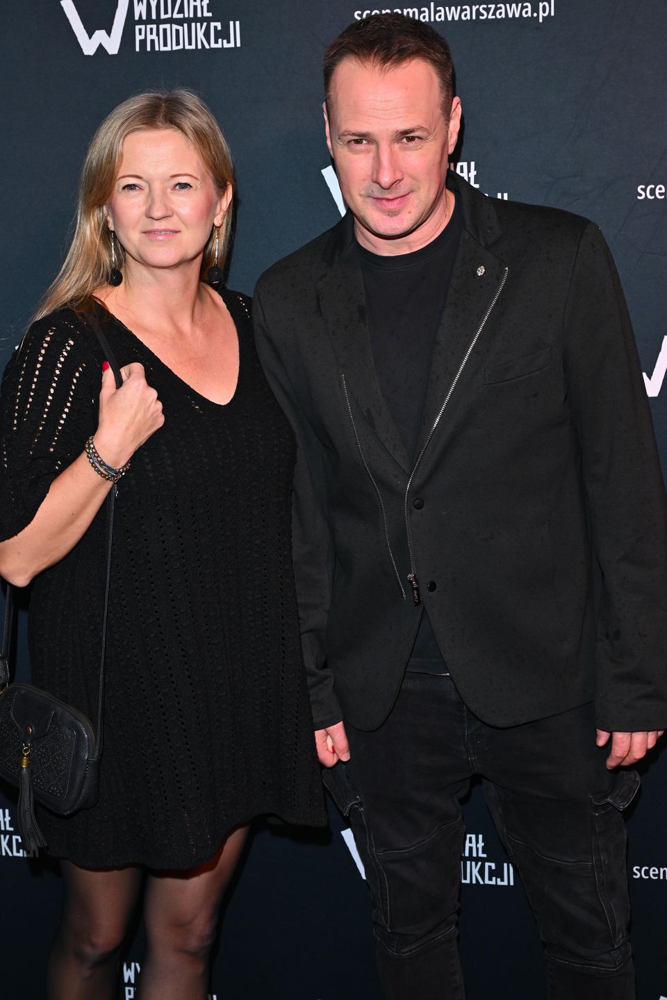 Paweł Małaszyński z żoną