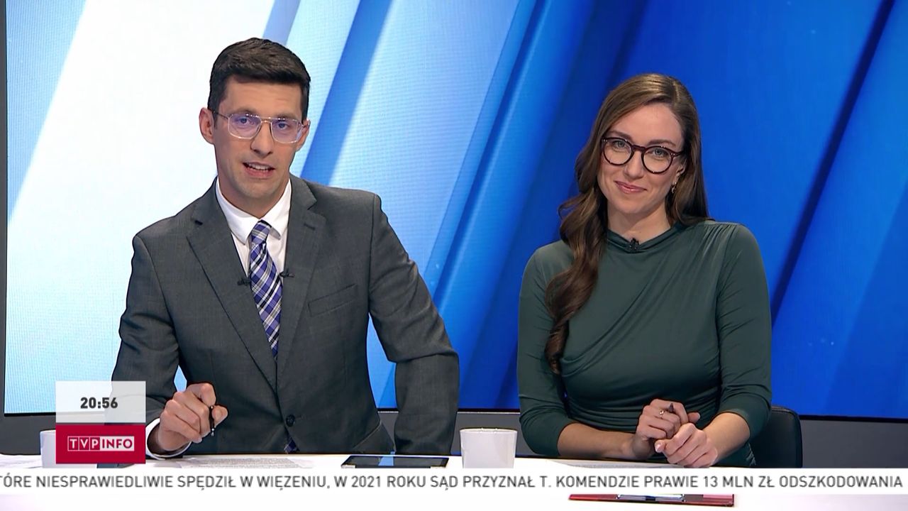 Gospodarze programu "Info wieczór", 21.02.2024