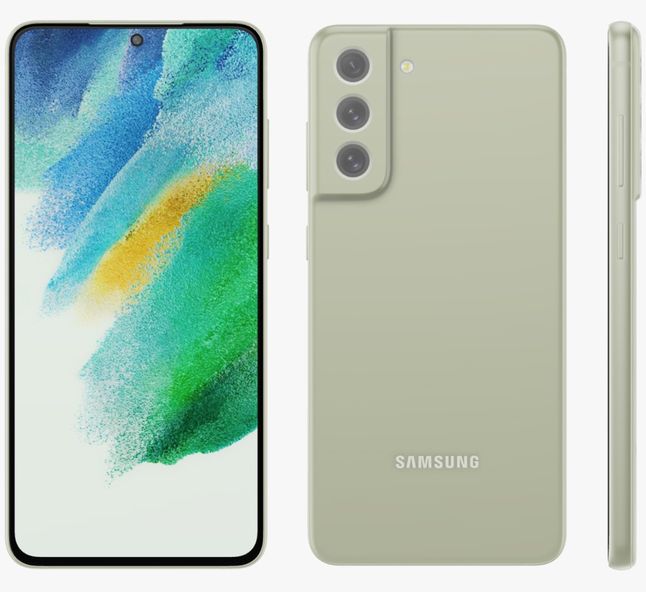 Samsung Galaxy S21 FE na zdjęciu prasowym