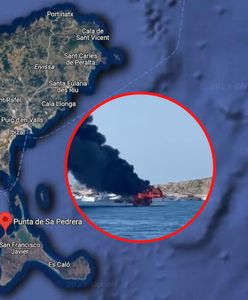 Luksusowy jacht zamienił się w kulę ognia. Dramat niedaleko Ibizy