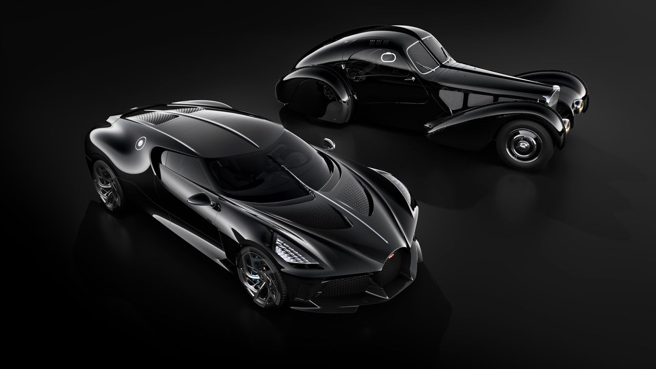 Bugatti Type 57SC Atlantic i jego duchowy następca Bugatti La Voiture Noire