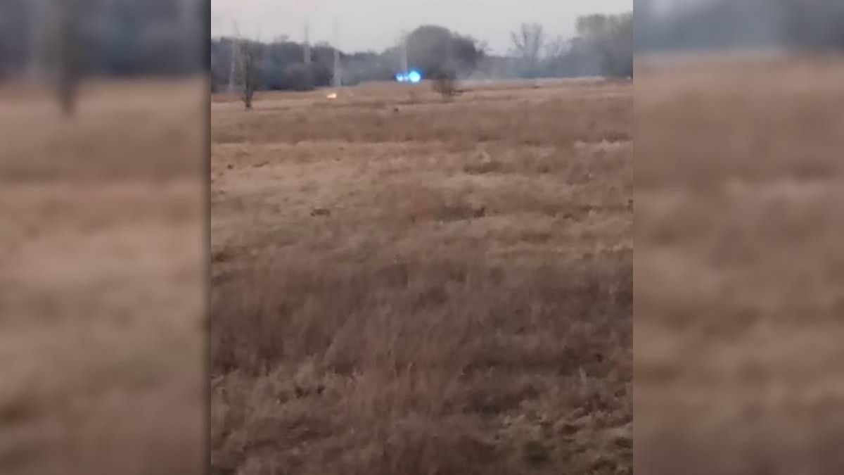 Pożar traw przy ul. Turystycznej w Lublinie