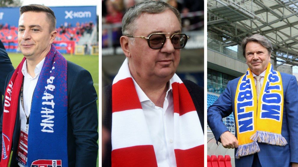 Michał Świerczewski, Janusz Filipiak i Zbigniew Jakubas to zapaleni kibice 