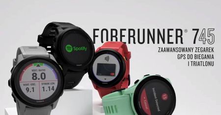 Oto Garmin Forerunner 745. Na trening i nie tylko
