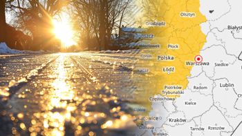 Seria ostrzeżeń IMGW. Pół Polski na żółto