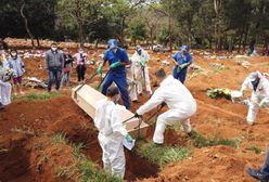 Koronawirus Brazylia. Trudna sytuacja w Brazylii. Masowe groby dla tysięcy ofiar koronawirusa