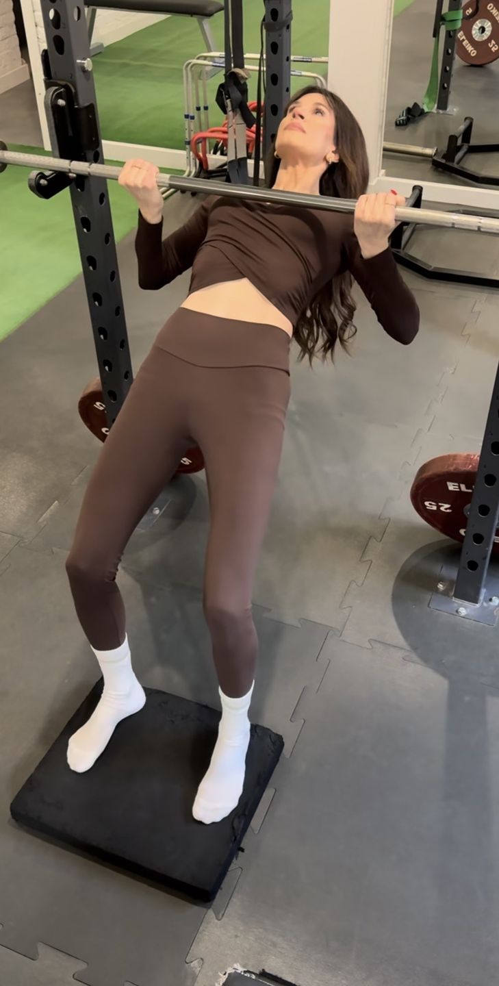 Sylwia Grzeszczak dokumentuje trening 