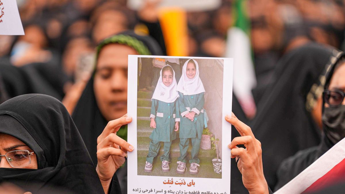 Funeral held for children who lost their lives in US-Israeli attack on Iranian Primary School
MINAB, IRAN - MARCH 03: Mourners hold a portrait of a students during a funeral ceremony for children, who lost their lives after a primary school in Iranâs Hormozgan province was targeted in US and Israeli attacks, on March 03, 2026 in Minab, Iran. Thousands of people, including families and officials, attended the ceremony. (Photo by Stringer/Anadolu via Getty Images)
Anadolu
us israeli strike, funeral ceremony, hormozgan, minab, aftermath, mourn, primary school, lost lives, children, gathering