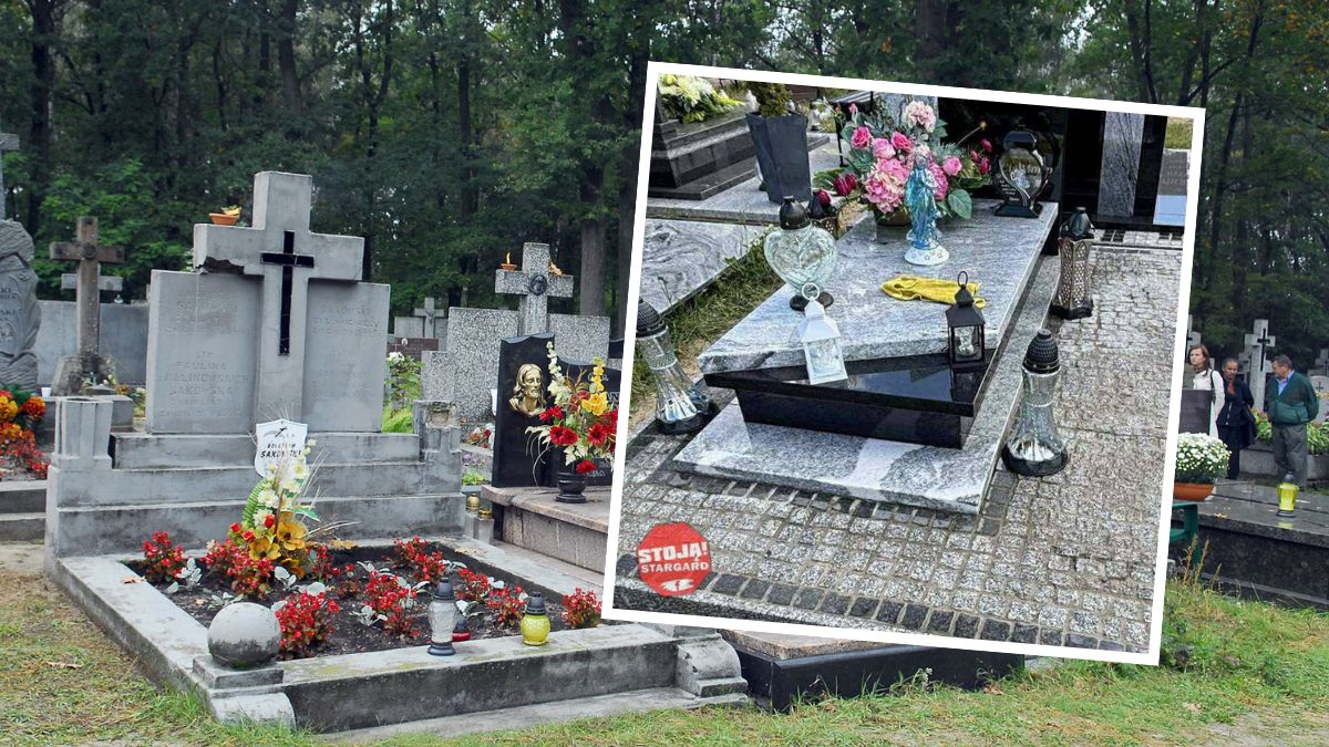 Zuchwała kradzież na cmentarzu w Stargardzie. Internauci w szoku