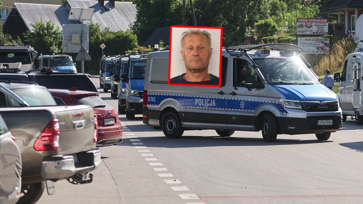 Trwa obława. Policjanci szukają Tadeusza Dudy.