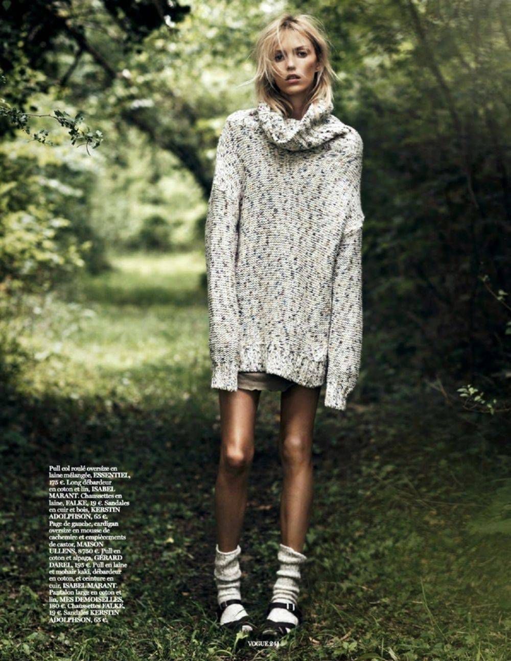 Anja Rubik
Fot. screen z Vogue