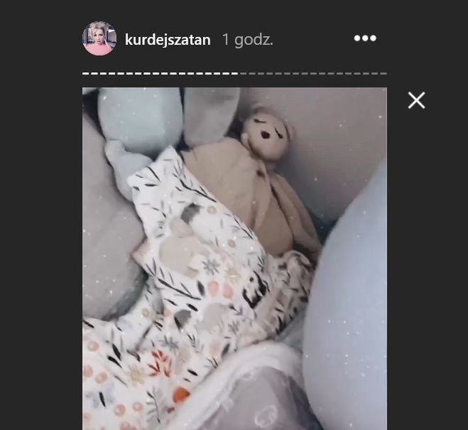 Kadr z Insta Story Barbary Kurdej-Szatan
