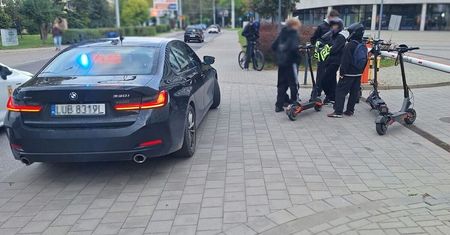 Policyjna obława na hulajnogi i rowery w Lublinie. Kilkaset kontroli jednego dnia, posypały się mandaty