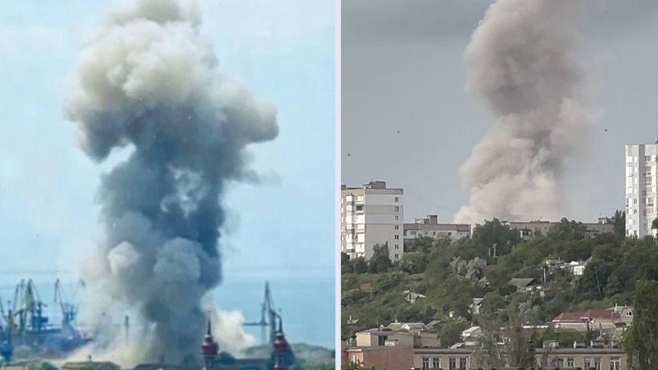 Atak na port w Berdiańsku. Paniczna ucieczka statków