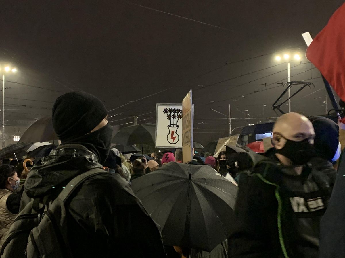 Wrocław. Strajk Kobiet na ulicach. Zatrzymano dwie osoby