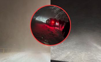 "Armagedon to mało". Utknęli w zaspie, relacjonują, co się działo