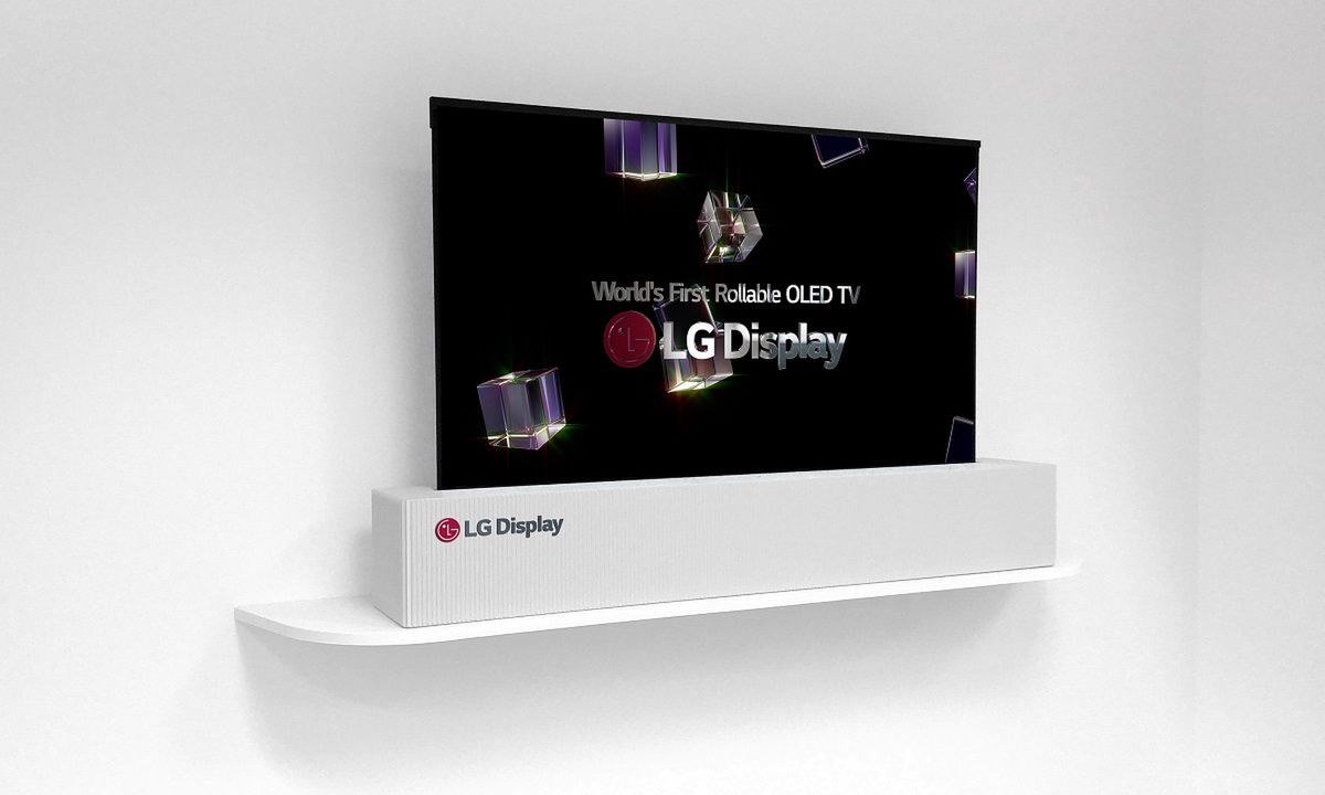 LG na CES pokazało telewizor OLED, który można zwinąć w rolkę