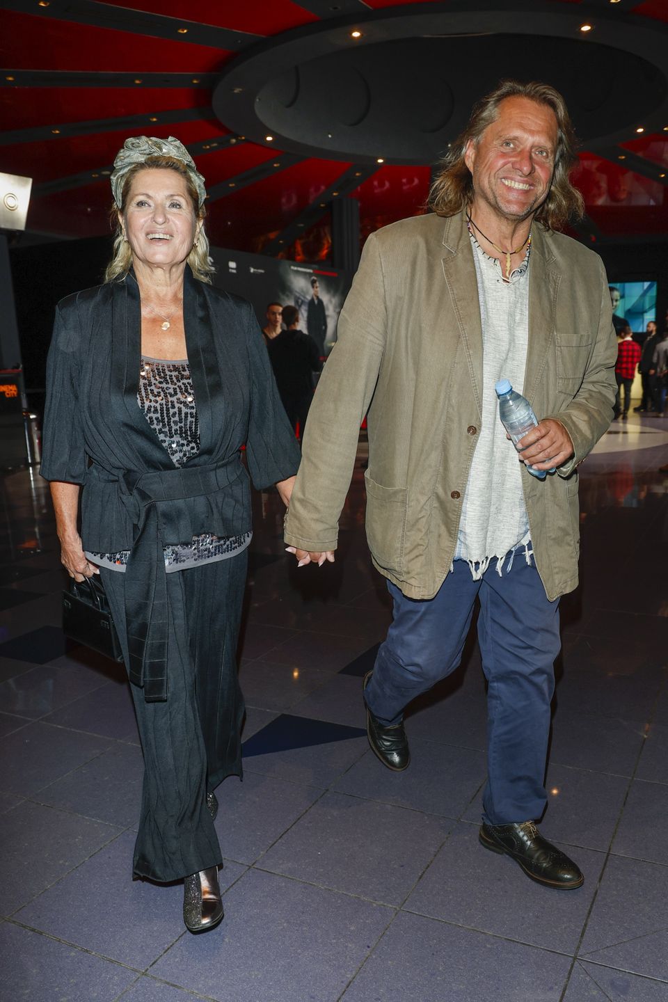 Ewa Kasprzyk i Michał Kozerski na premierze filmu "Polowanie"