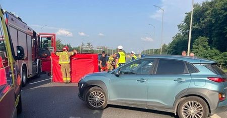 Dramatyczna interwencja na A4. Policjanci wybili szybę w BMW