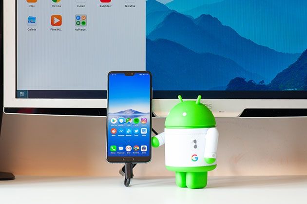 Huawei P20 Pro - tryb stacjonarny - projekcja