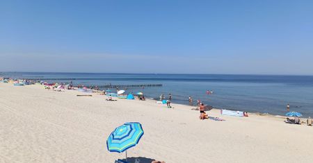 Pomorze. Fala upałów nad Polską, tłumy nad morzem