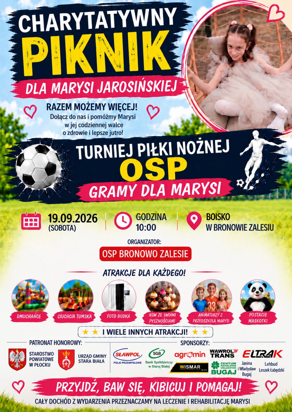Piknik charytatywny dla Marysi Jarosińskiej 