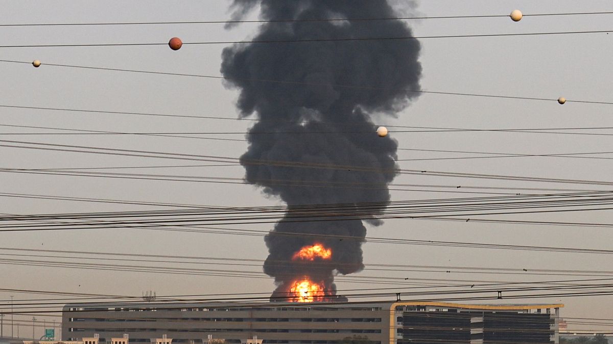 Skutki ataku na Dubi — zdjęcie ilustracyjne