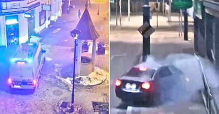 Rozbił bmw w centrum miasta. Próbował uciec policji