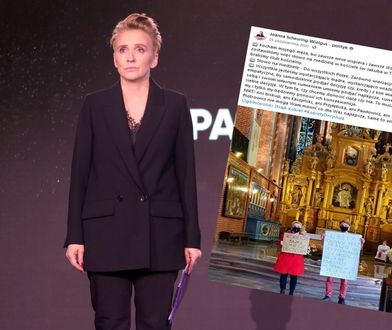 Majątek męża J. Scheuring-Wielgus zabezpieczony przez służby. Chodzi o zakłócenie mszy w Toruniu