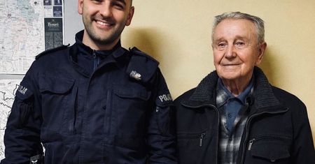 98-latek zgubił całą emeryturę. Dzielnicowy rozpoznał go na monitoringu