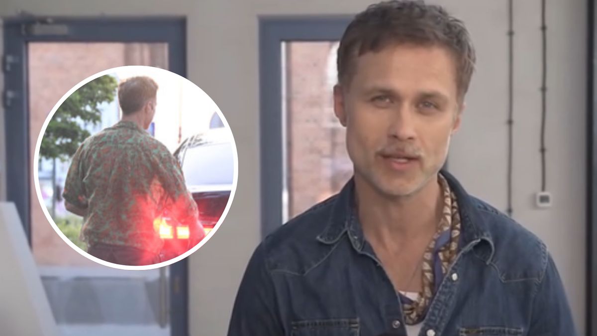 Maciej Zakościelny złapany z kwiatkiem. Komu go niesie?