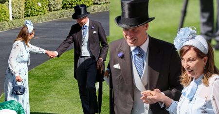 Uroczy gest księcia Williama po drobnej WPADCE Carole Middleton na Royal Ascot. Internauci: "Tak powinno traktować się teściową" (FOTO)
