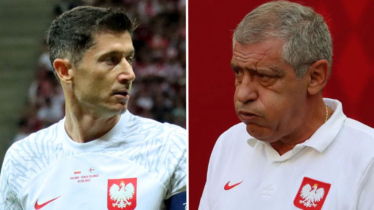 Robert Lewandowski i Fernando Santos