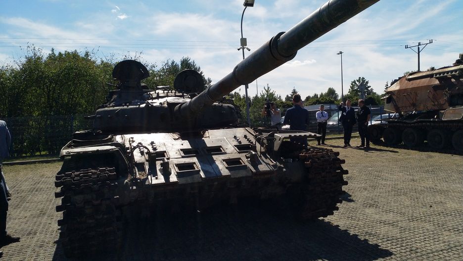 Rosyjskie wraki na MSPO 2022 - T-72BA