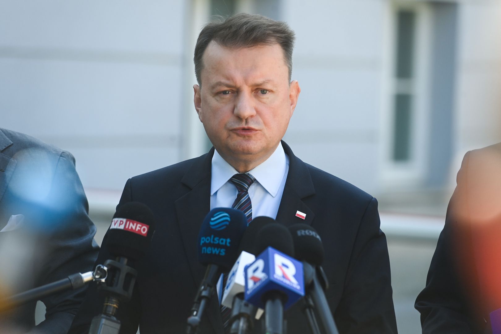 Mariusz B�aszczak
Warszawa, 17.06.2024. Przewodnicz�cy KP PiS Mariusz B�aszczak podczas konferencji prasowej po zako�czeniu kontroli poselskiej w Komendzie G��wnej Stra�y Granicznej w Warszawie, 17 bm. (amb) PAP/Piotr Nowak
Piotr Nowak
granica, komenda g��wna, konferencja prasowa, kontrola poselska, SG, stra� graniczna, sytuacja na granicy, KGSG, konferencja konferencji, po kontroli poselskiej