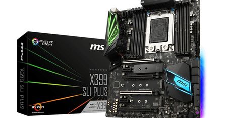 MSI prezentuje drugą płytę pod Threadrippera - X399 SLI PLUS