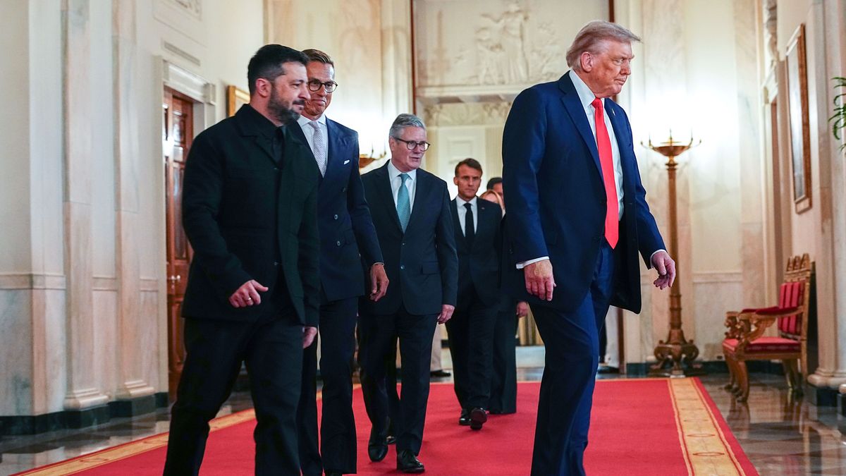 Trump i Zełenski w strakcie spotkania z europejskimi liderami w Białym Domu