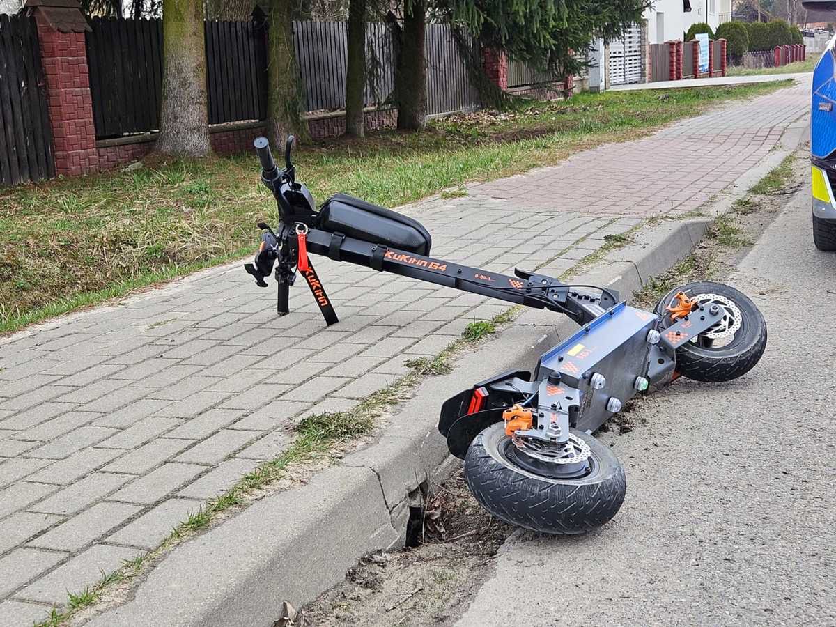 Lubelskie: 12-latek przewrócił się na hulajnodze elektrycznej. Z obrażeniami ciała trafił do szpitala