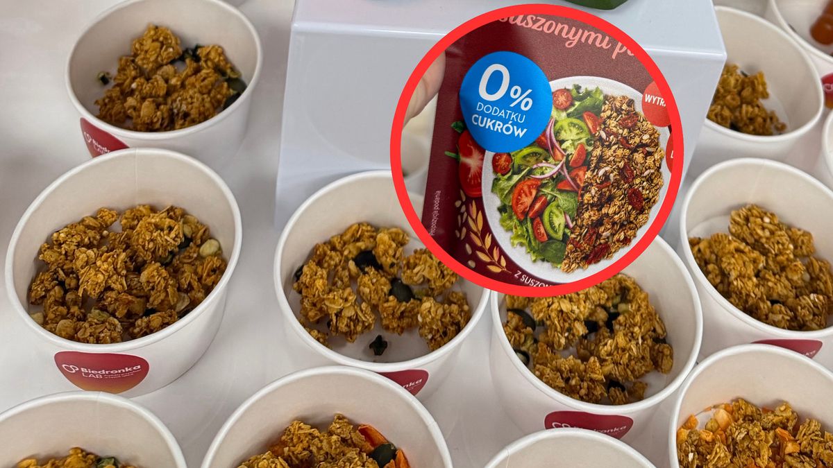 Granola wytrawna - czy tę wersję polubią klienci Biedronki?