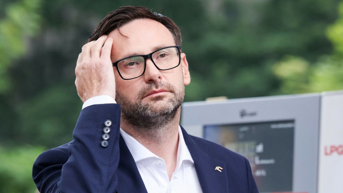 Konferencja Daniela Obajtka
23.06.2023 Warszawa Konferencja Daniela Obajtka na stacji paliw Orlen fot Jacek Dominski/REPORTER
n/z: Daniel Obajtek
Jacek Dominski/REPORTER