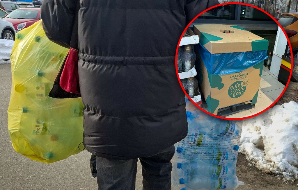 Butelkomatów brakuje, jest karton z dziurą. Biedronka nie dała rady systemowi kaucyjnemu