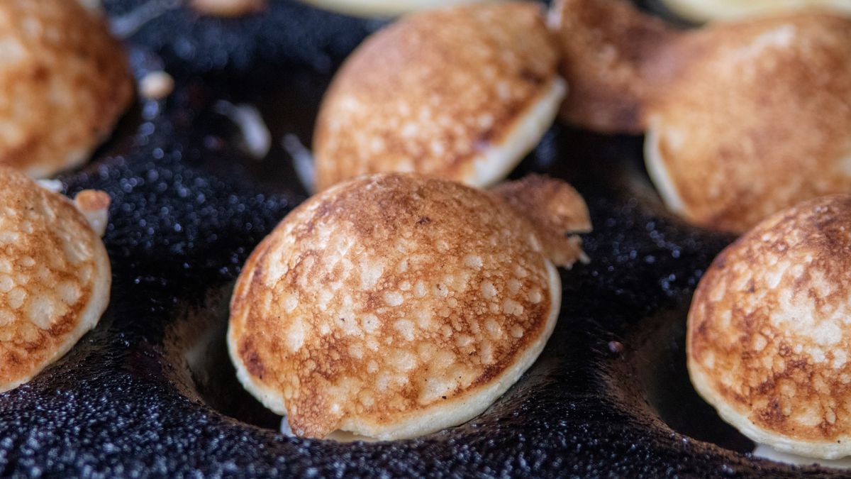 Naleśniki po holendersku (poffertjes)